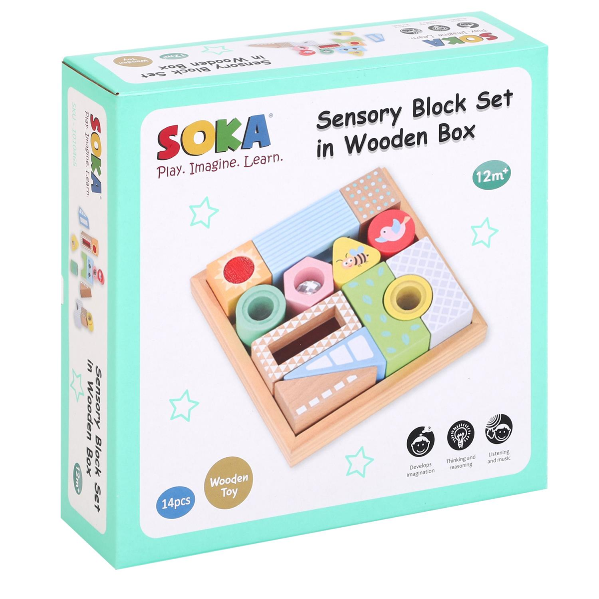 SOKA Play Imagine Learn Sensory Block Set for Autistic Kids