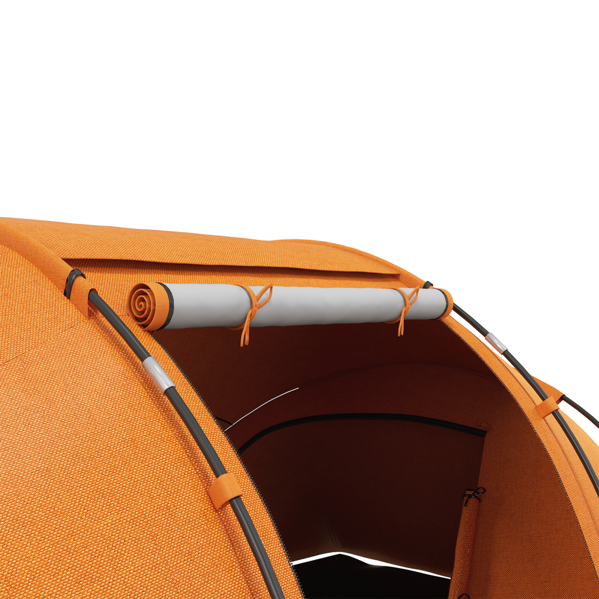 Outsunny 4-6 Person Dome Camping Tent with Mesh Windows for Family Travel, Hiking and Fishing
