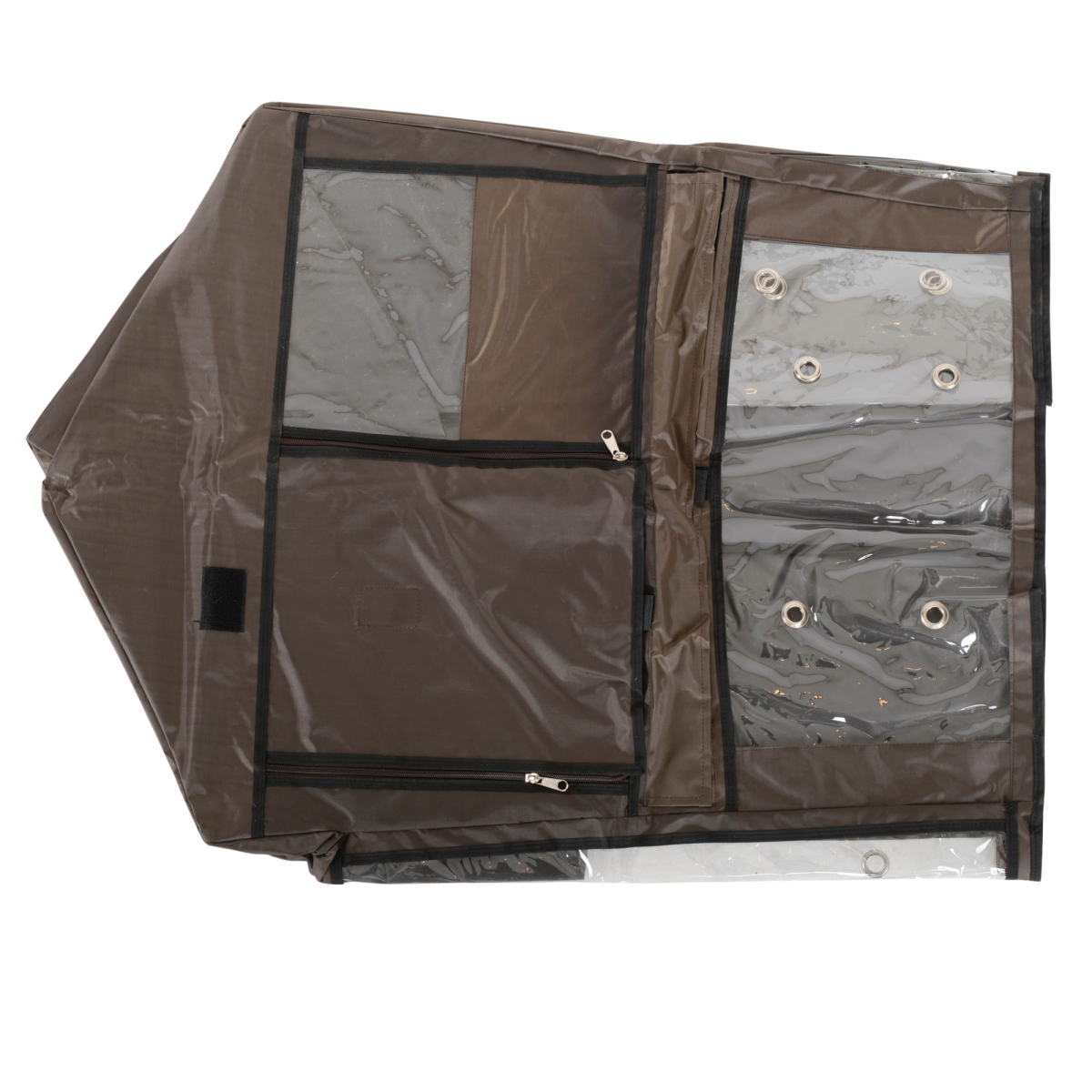 Water-Resistant Rabbit Hutch Cover with Zip Door and Ventilation