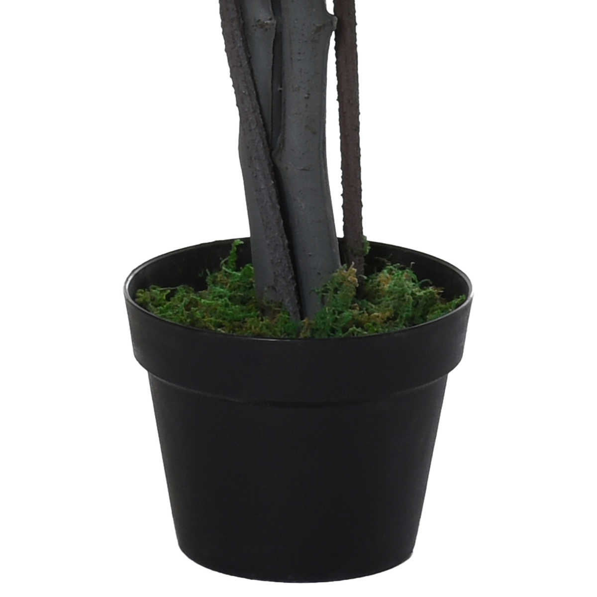 145cm Artificial Banyan Tree Faux Decorative Plant with Cement Pot