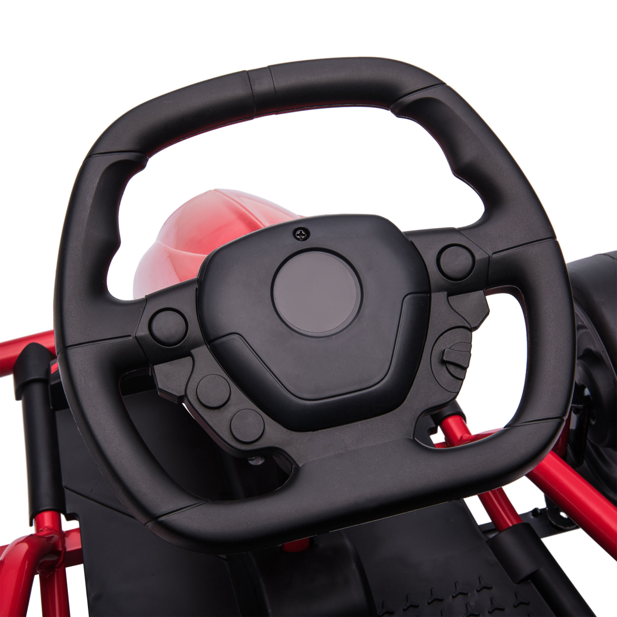 HOMCOM 24V Electric Go Kart for Kids with Music, Horn, Soft Start