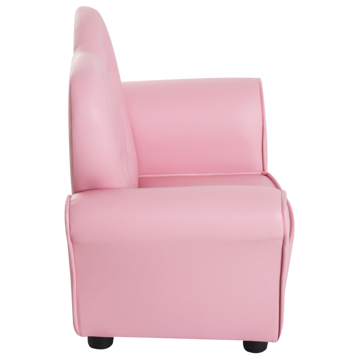 HOMCOM Pink Toddler Mini Sofa, Children Armchair, 18M+