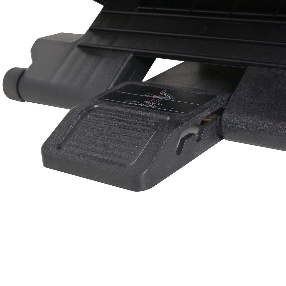 Adjustable Under-Desk Footrest with Height & Tilt, Anti-Slip Top