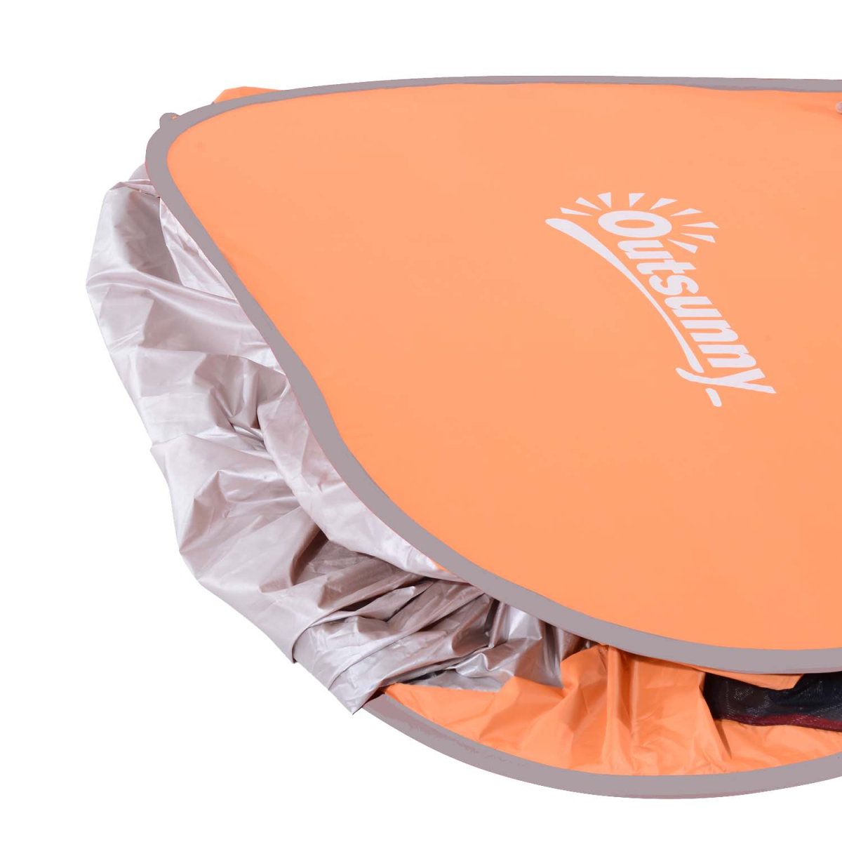 Pop-Up Beach Tent Sun Shade Shelter for 2-3 People with Ventilation Window, Stakes and Carry Bag, 200 x 150 x 119 cm