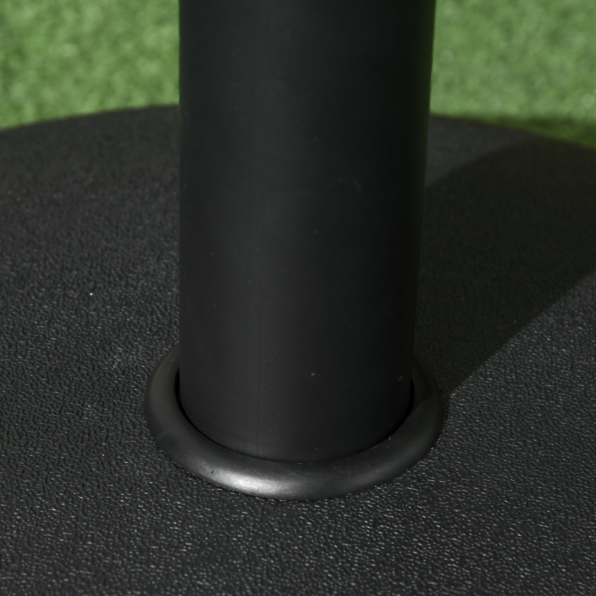 Outsunny 25kg Round Black Umbrella Base Stand for 35/38/48mm Poles
