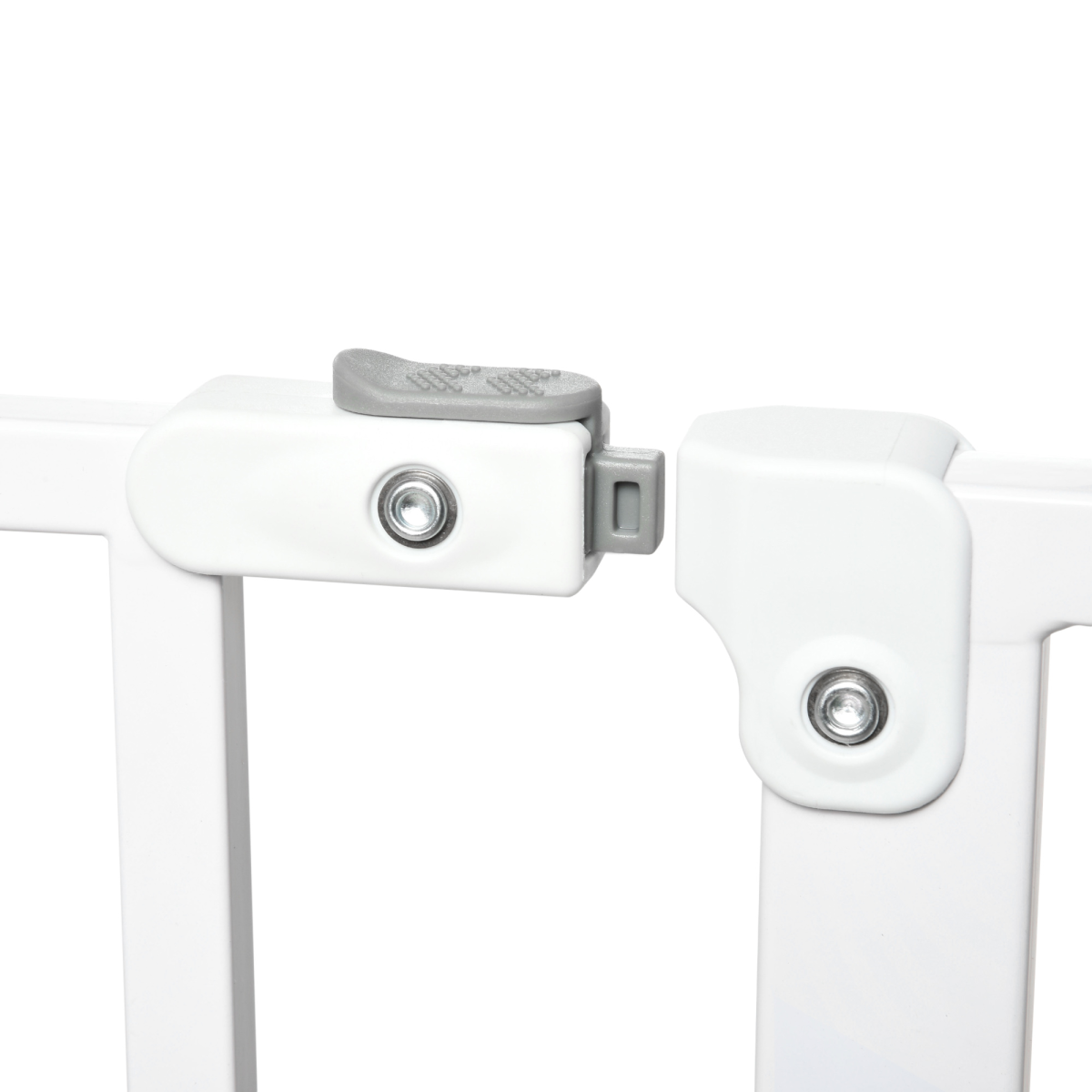 PawHut Pressure Fit Dog Gate with Door, 75-115 cm Adjustable, White