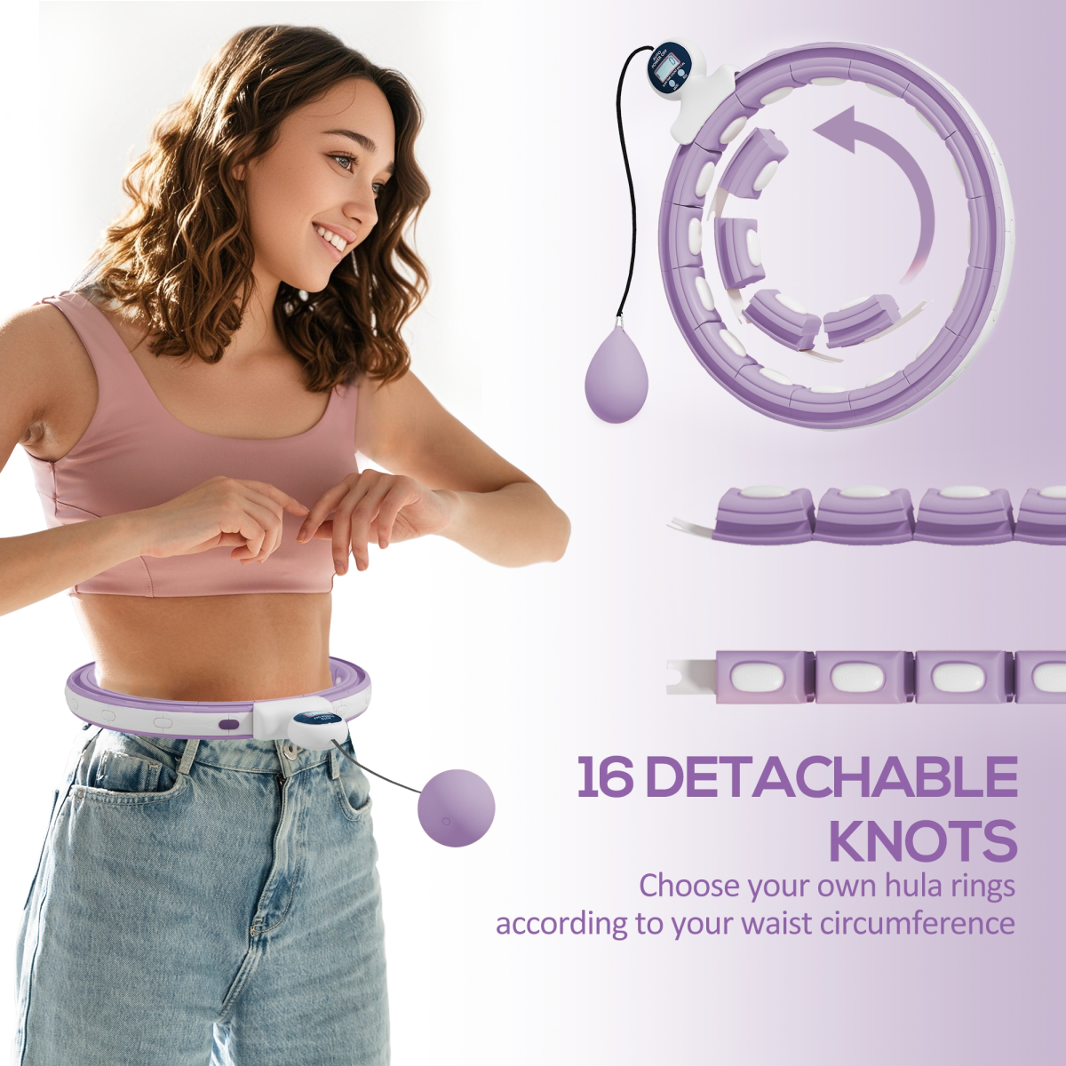 Weighted hula hoop