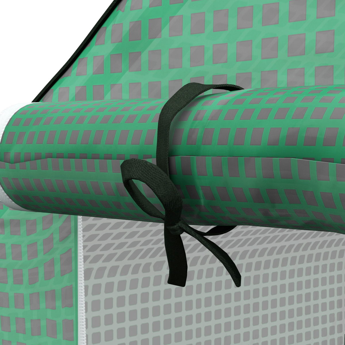 Outsunny Walk-in Greenhouse Replacement Cover with Door and Mesh Windows, Green, for 845-510