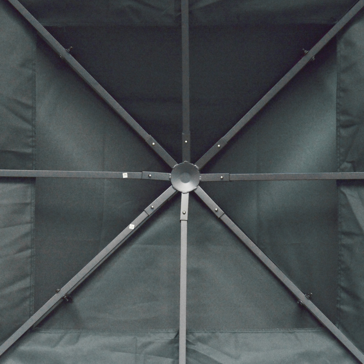 Outsunny 3m 2-Tier Gazebo Replacement Canopy Top Cover, Charcoal Grey