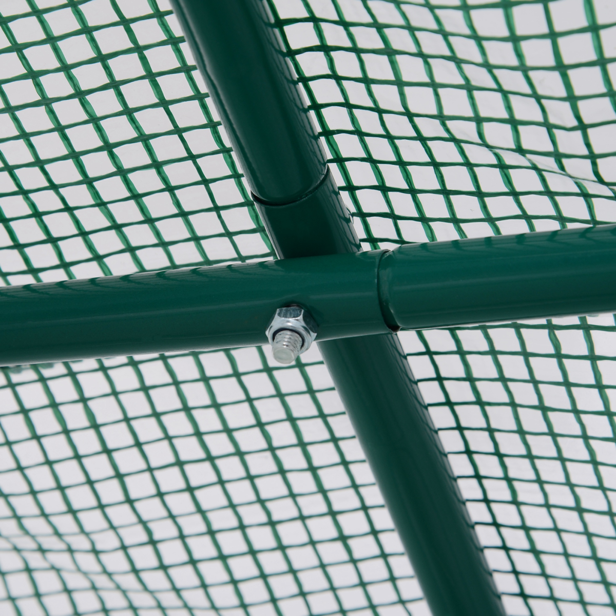 Walk-In Polytunnel Greenhouse, 2.5 x 2 m, Steel Frame, PE Cover