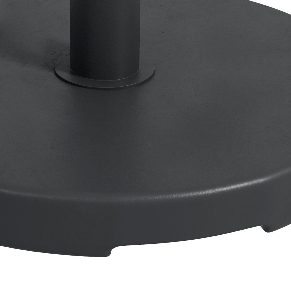 Outsunny 15kg Heavy Duty Round Concrete Parasol Base, Black