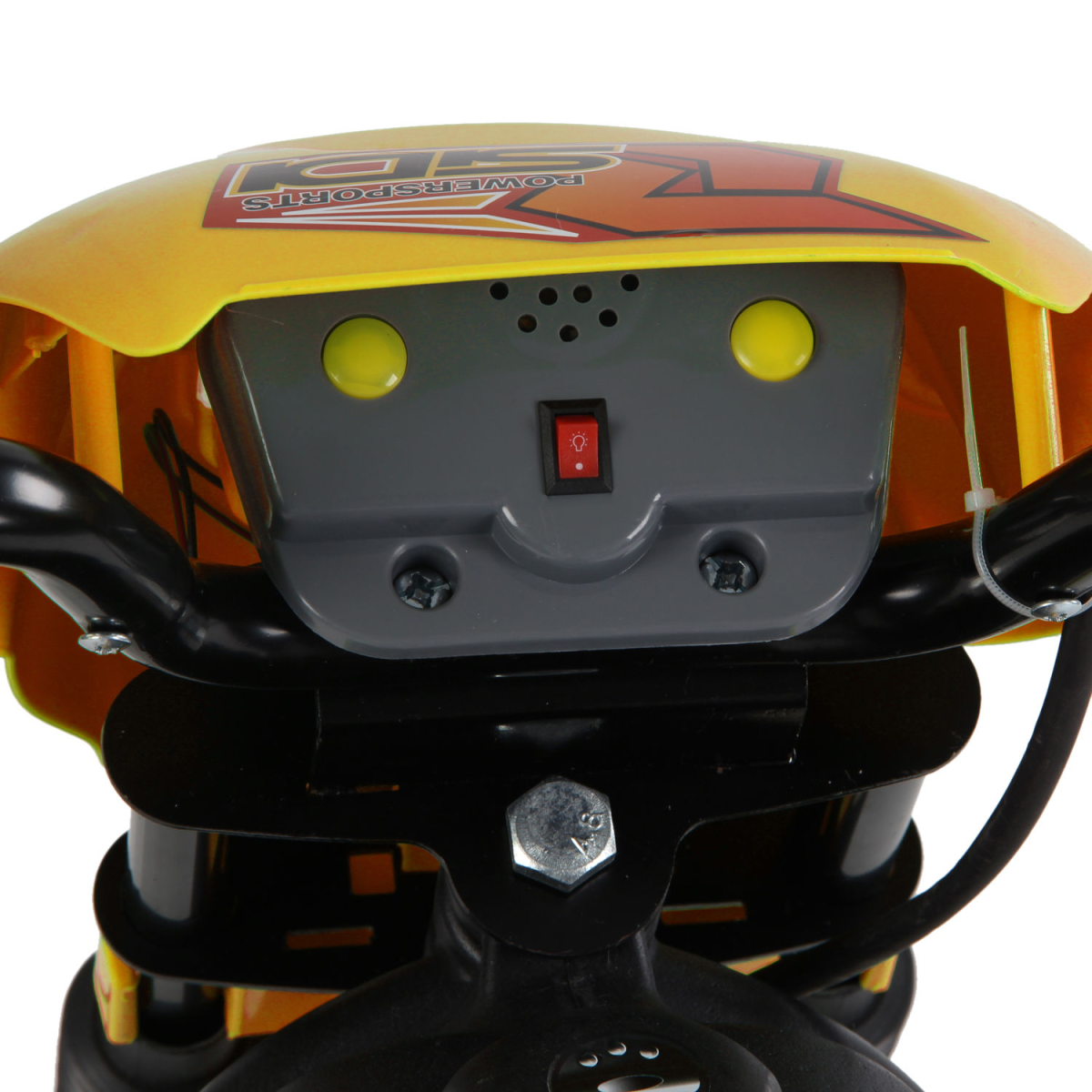 Kids Motocross Ride On Motorcycle with Lights, Music & Horn, Yellow
