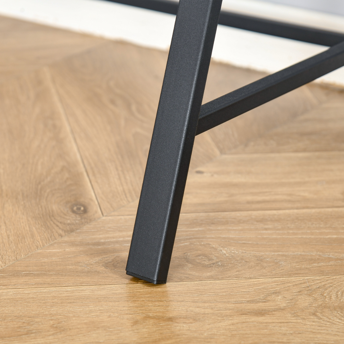 HOMCOM Computer Table, Two-Tier Table Top, Steel Frame, Walnut Colour, 84 x 45 x 85 cm