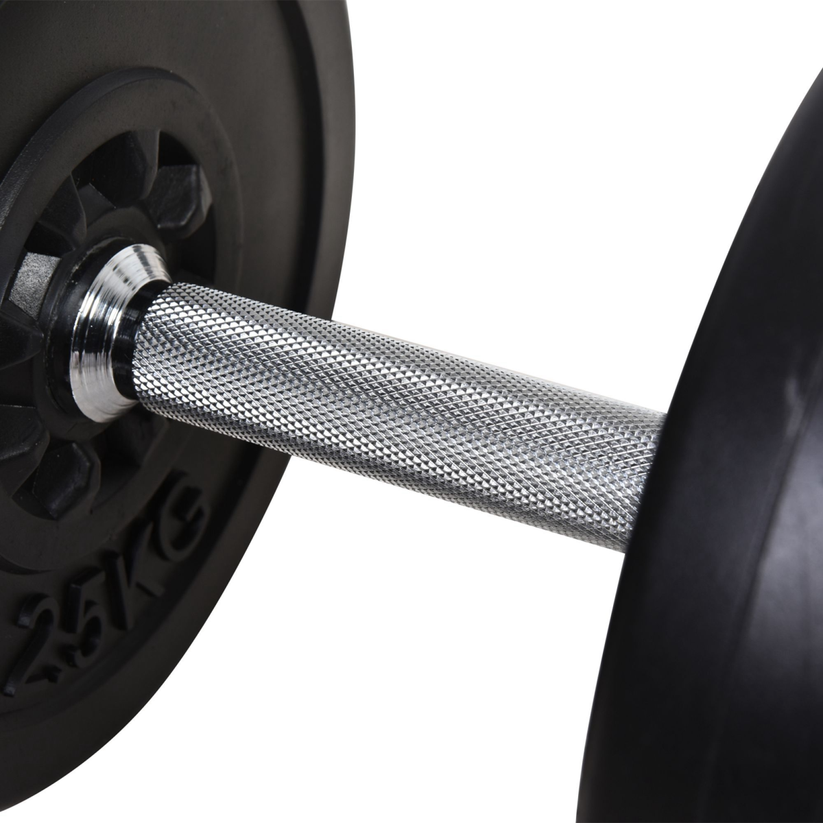 HOMCOM 65kg Adjustable Dumbbell and Barbell Set for Home Gym