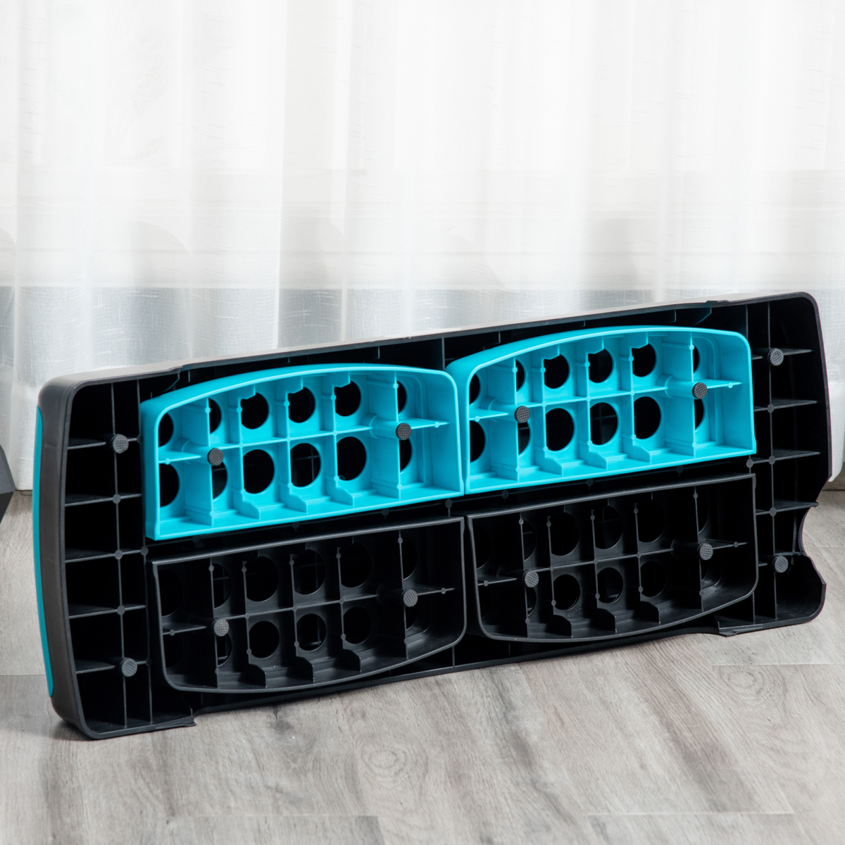 Three-Level Adjustable Aerobic Step Platform for Home and Office, Anti-Slip Exercise Stepper, 150kg Max Load