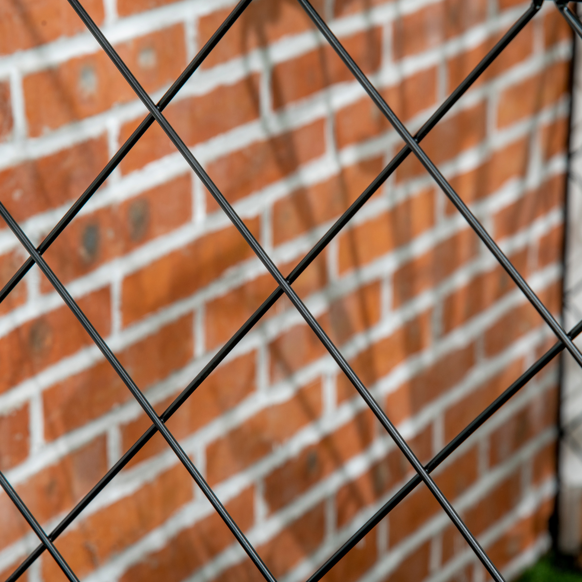 Outsunny Decorative Garden Fence Panels, 43in x 11.5ft, Animal Barrier