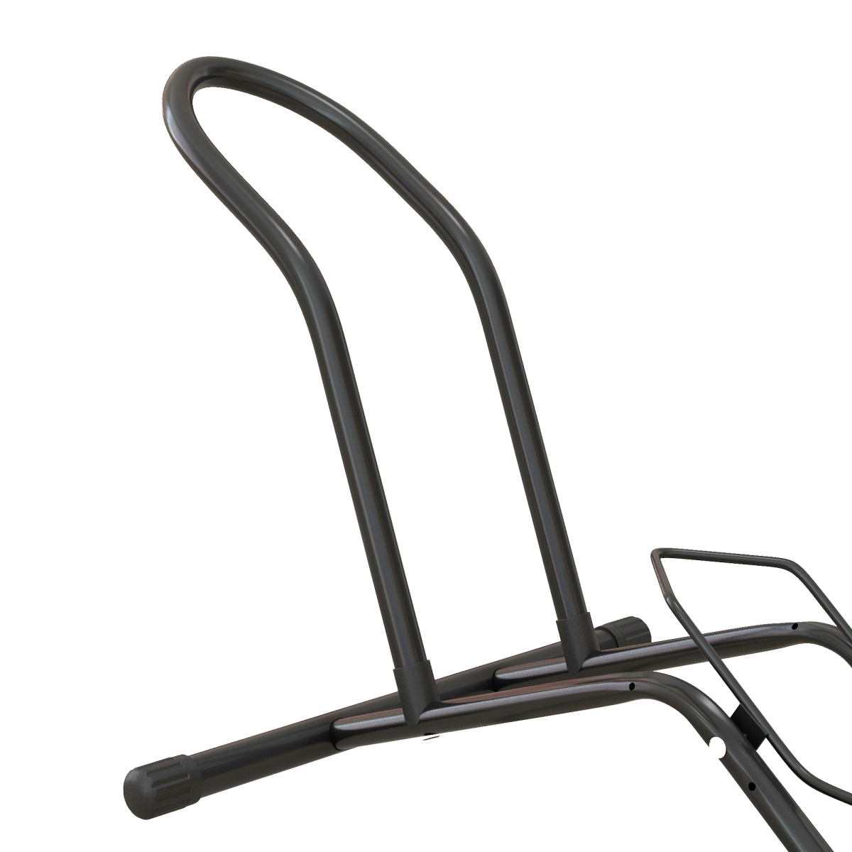 SPORTNOW Steel Bike Storage Rack with Auto-Lock for Indoor Use