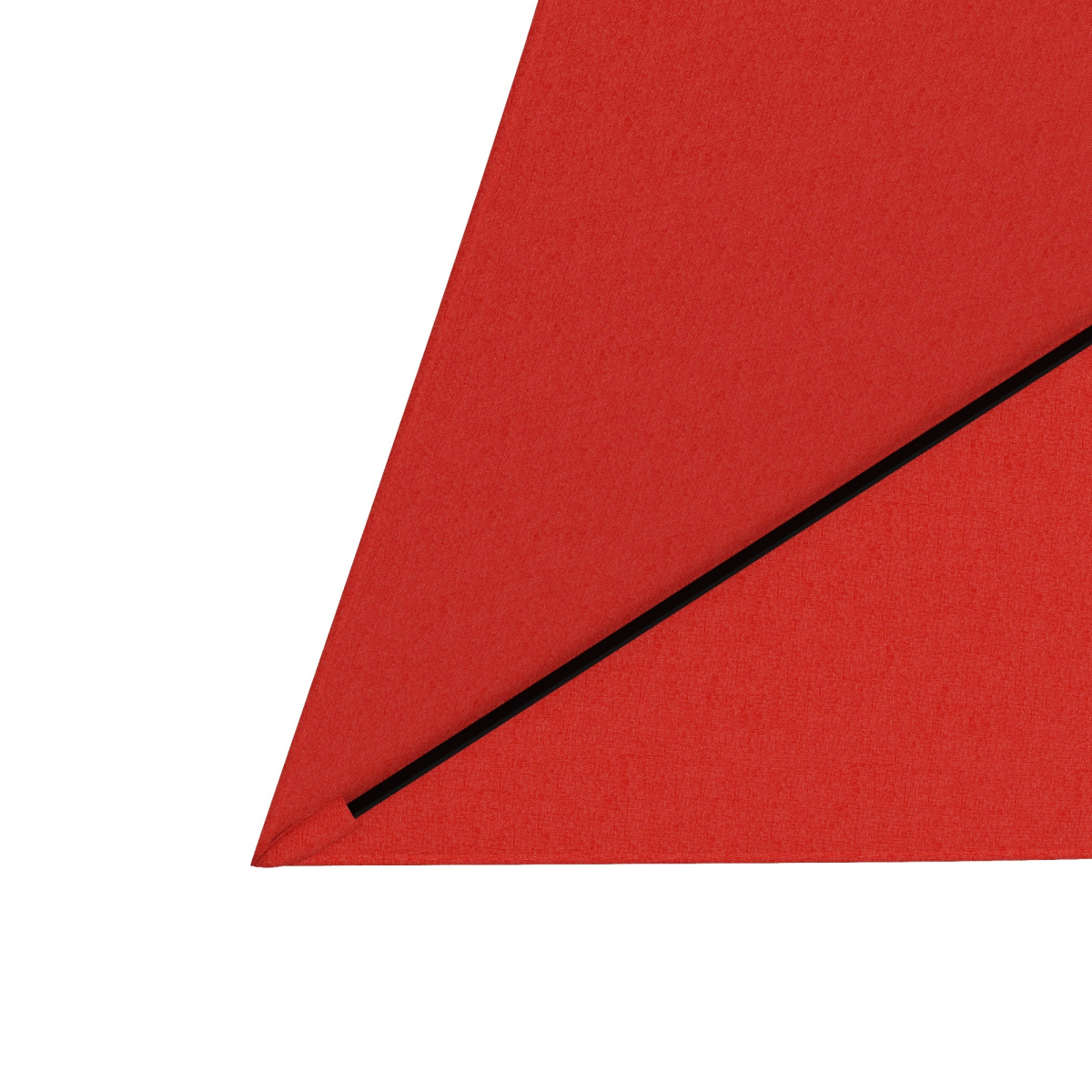 Outsunny 2x3m Rectangular Garden Parasol, Wine Red, Crank & Tilt