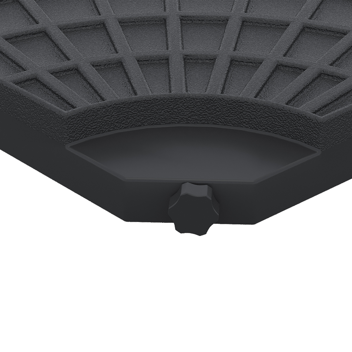 Outsunny 4-Piece Fillable Umbrella Weight Base for Cross Bases