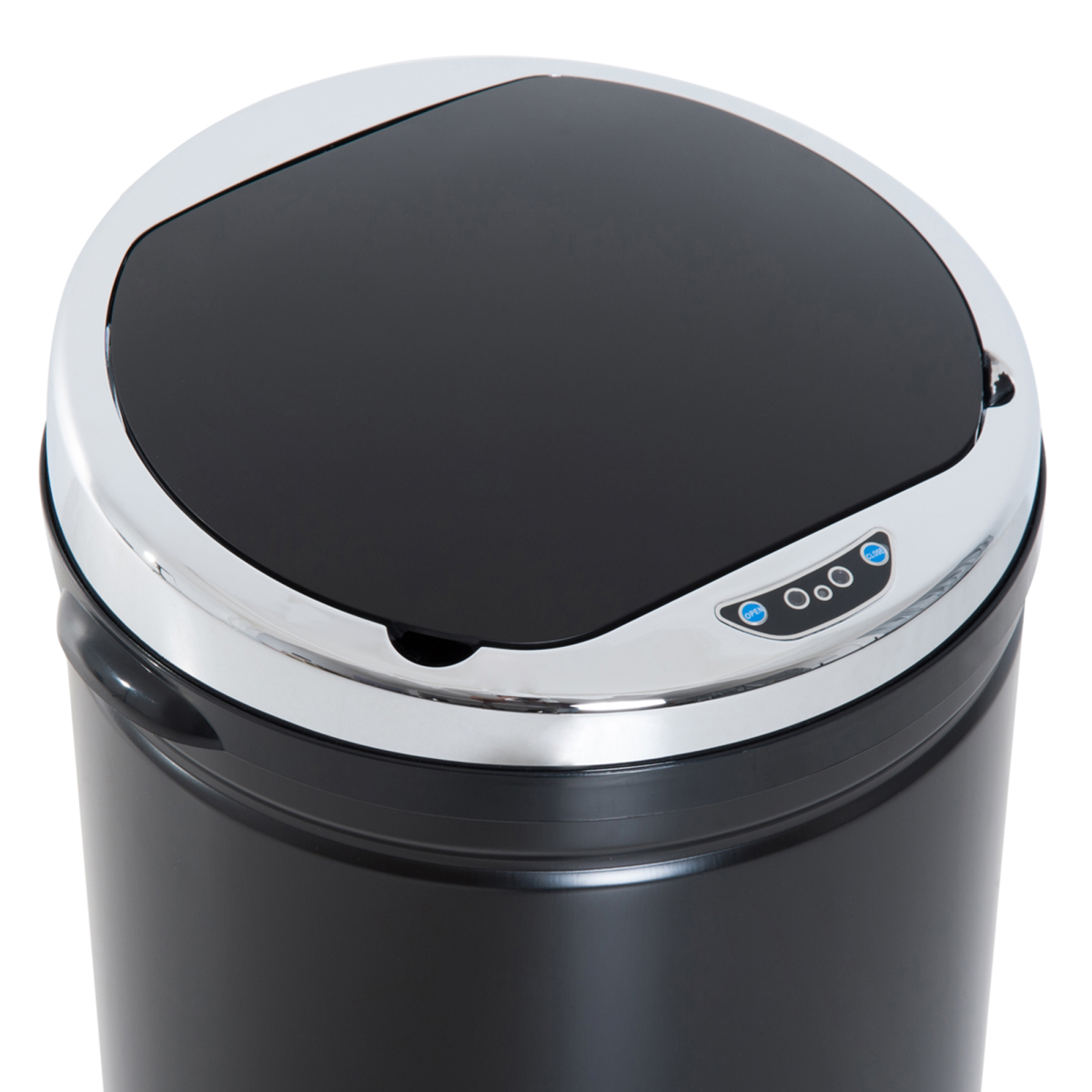 HOMCOM 42L Stainless Steel Sensor Trash Can with Removable Inner Bucket, Black