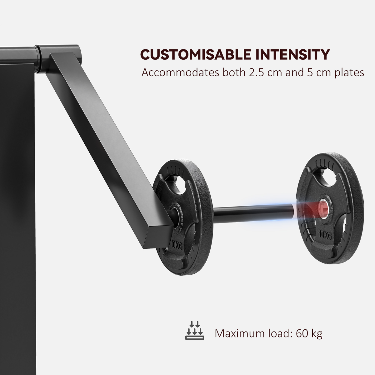 SPORTNOW Adjustable Preacher Curl Bench for Biceps & Triceps, 120 kg