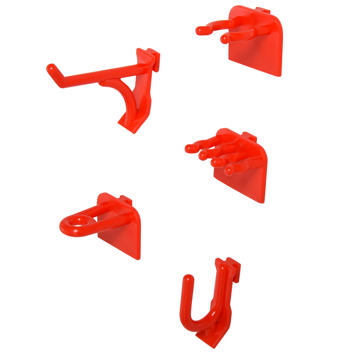 DURHAND Wall Mounted Garage Tool Organiser Unit with 54 Holes and 50 Pegs