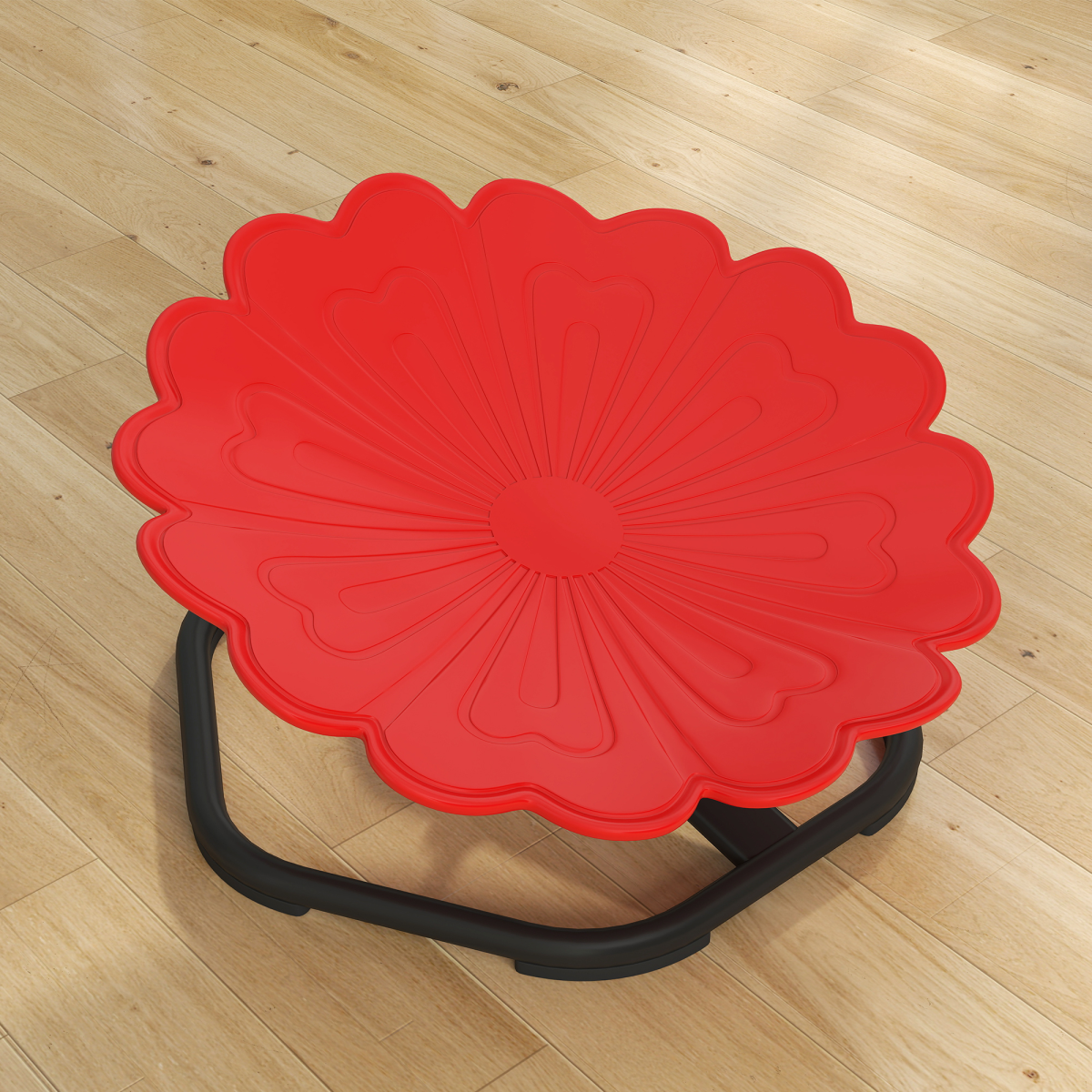 AIYAPLAY Kids 360° Swivel Sensory Spinning Chair, Red