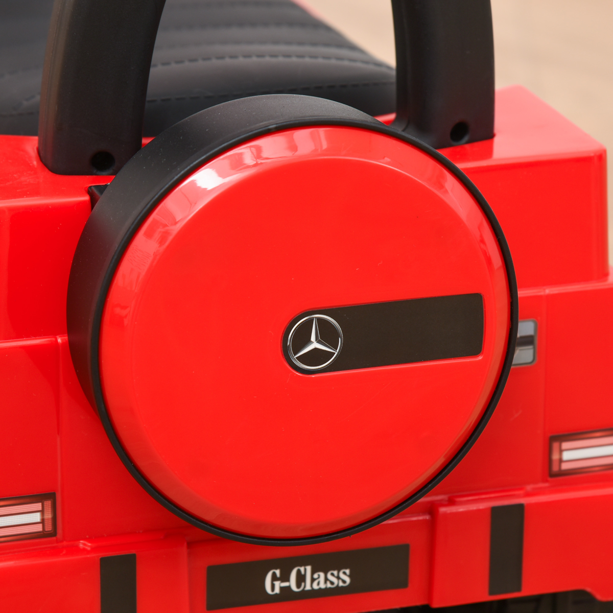 Mercedes-Benz G350 Licensed 3-in-1 Kids Ride-On Sliding Car, Red