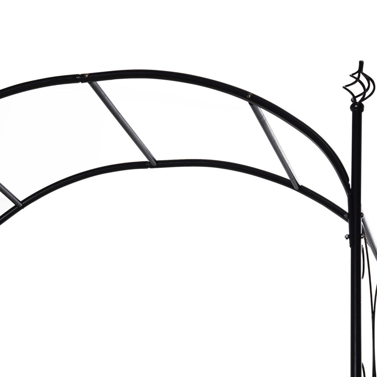 Decorative Metal Garden Arch Gate Arbor for Climbing Plants