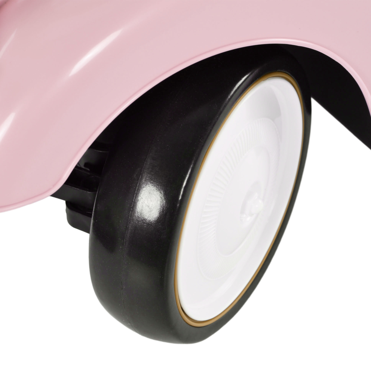 AIYAPLAY Foot To Floor Slider with Steering Wheel for 12-36 Months Pink