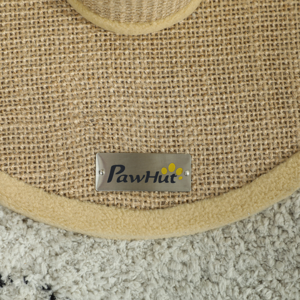 PawHut 47cm Cat Scratching Post with Sisal Rope, Brown