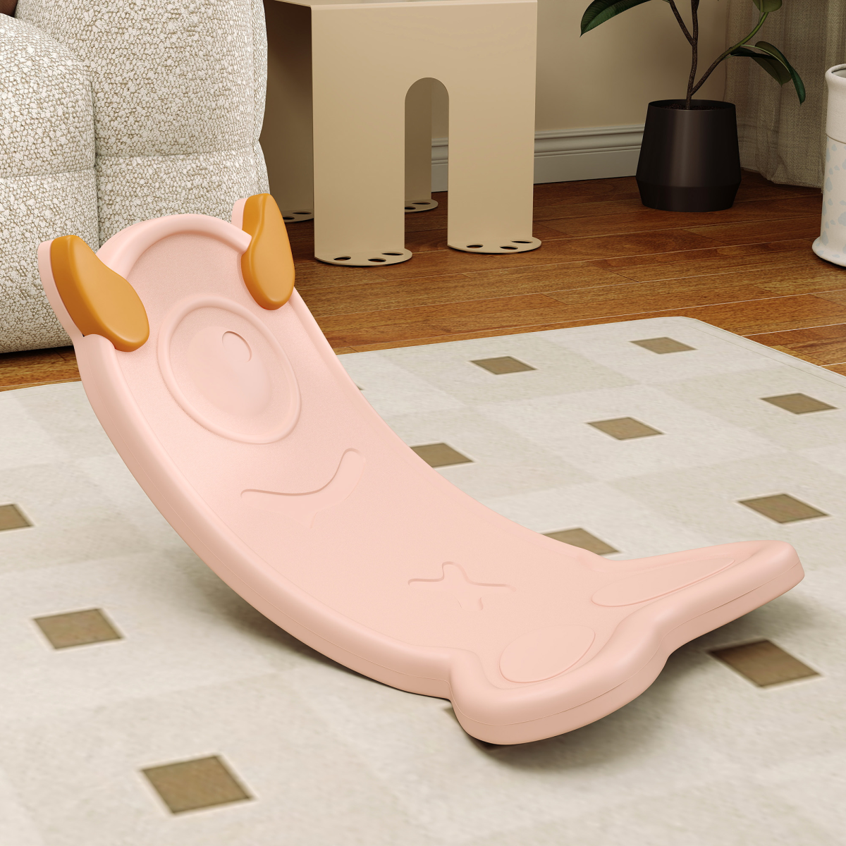 AIYAPLAY Kids Balance Board for Balance Training & Sensory Play, Pink