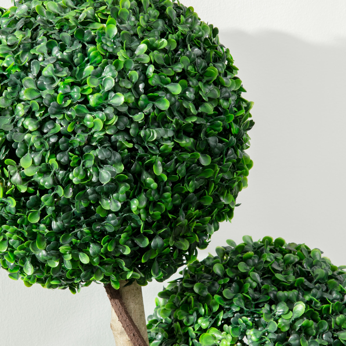 HOMCOM Artificial 3-Ball Boxwood Topiary Tree, 90cm, Indoor/Outdoor