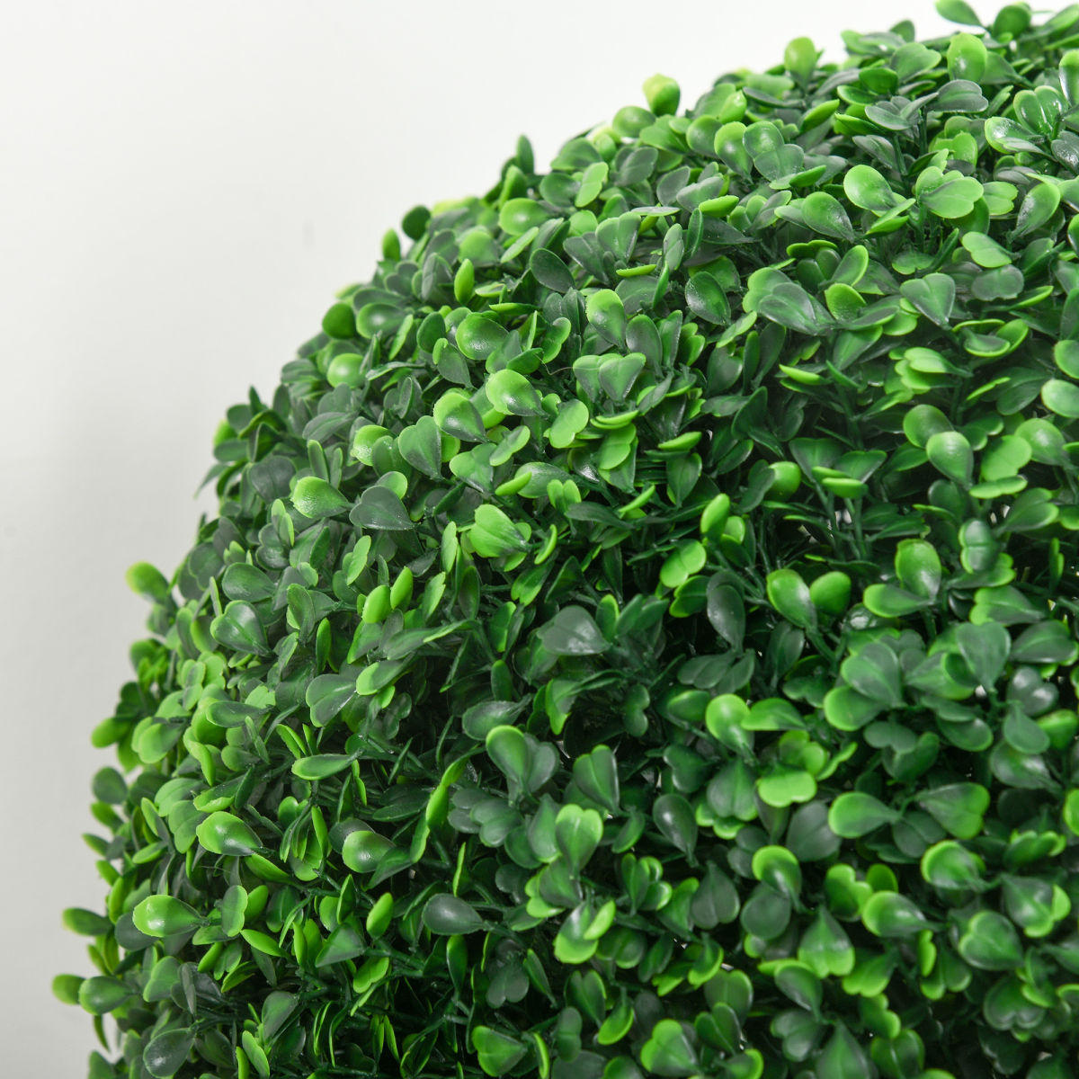 HOMCOM Set of 2 Artificial Boxwood Topiary Balls, Indoor Outdoor UV Protected