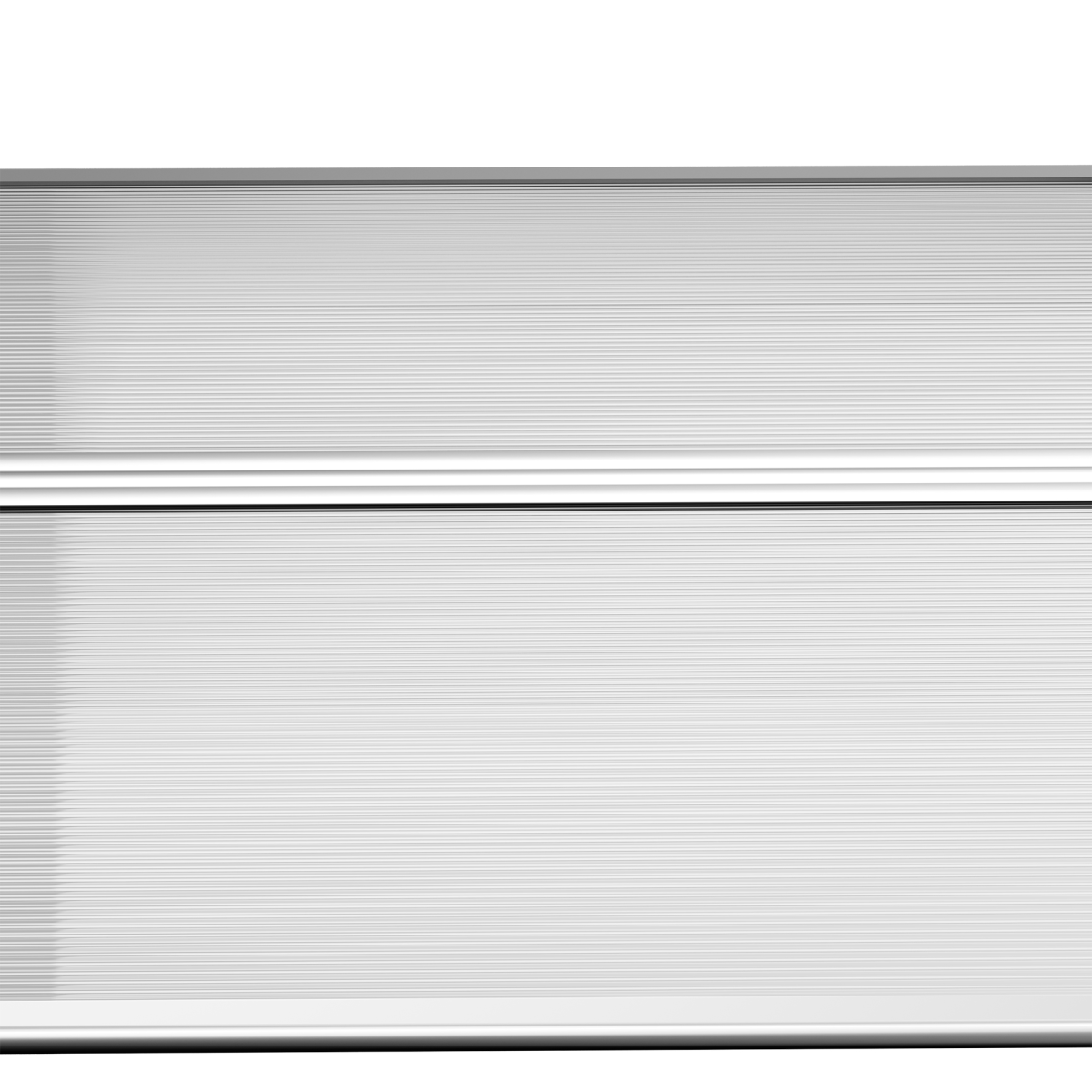 Outsunny Front Door Canopy Outdoor Awning, 300 x 100cm Clear Polycarbonate Rain Shelter