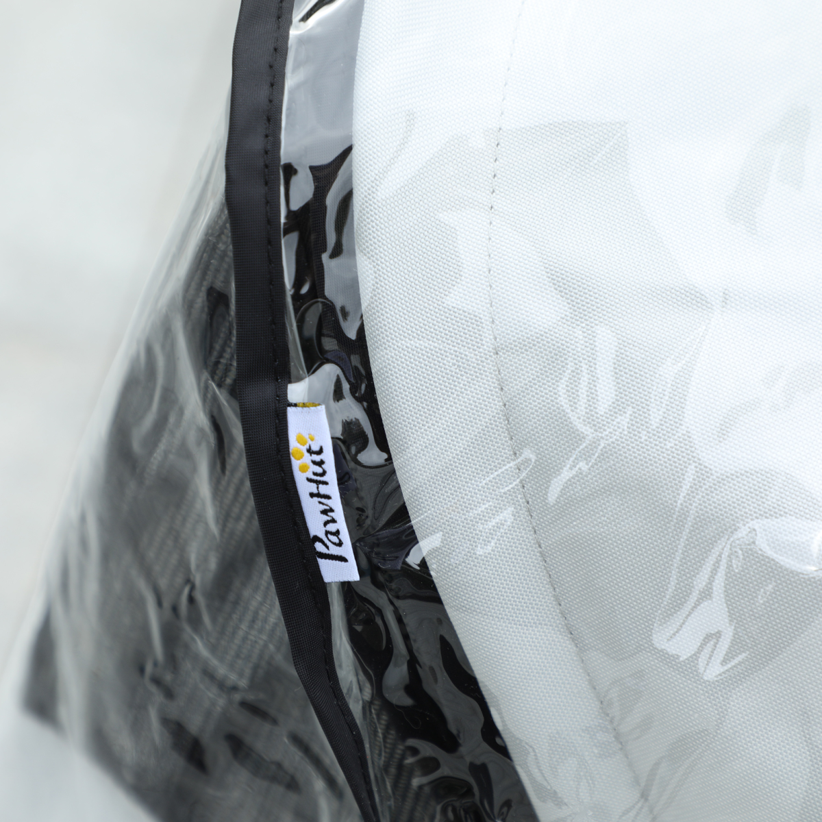 PawHut Dog Stroller Rain Cover with Rear Entry for Pet Pram