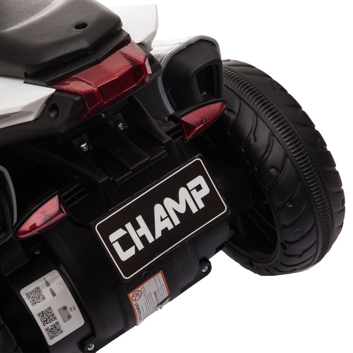 Kids 6V Electric Motorcycle Ride-On Toy with Music, Horn & Lights