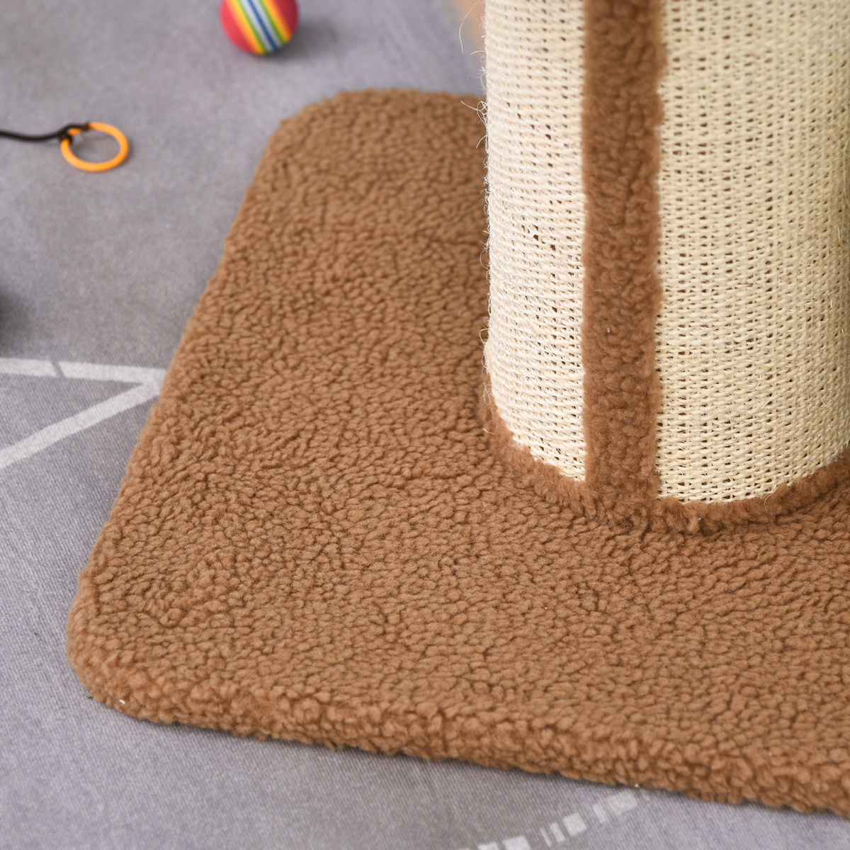 91cm Cat Tree Kitten Activity Center Tower with Top Sleeping Perch, Sisal Scratching Posts, Middle Perch, Stable Base