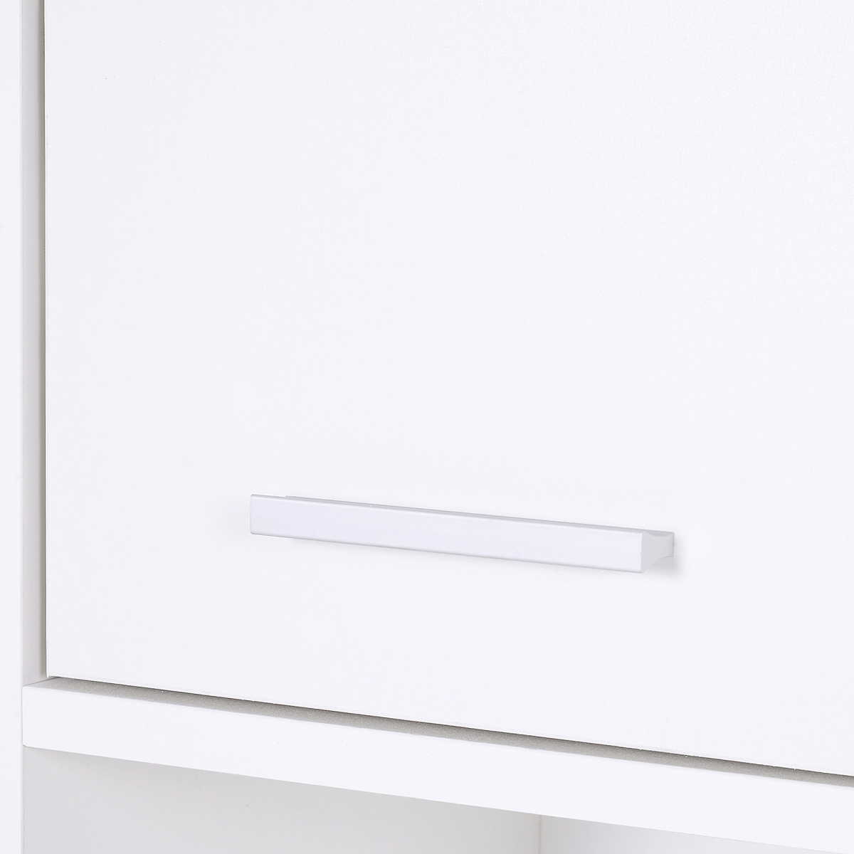 Tall Freestanding Storage Cabinet with Doors and Shelves for Bathroom Bedroom