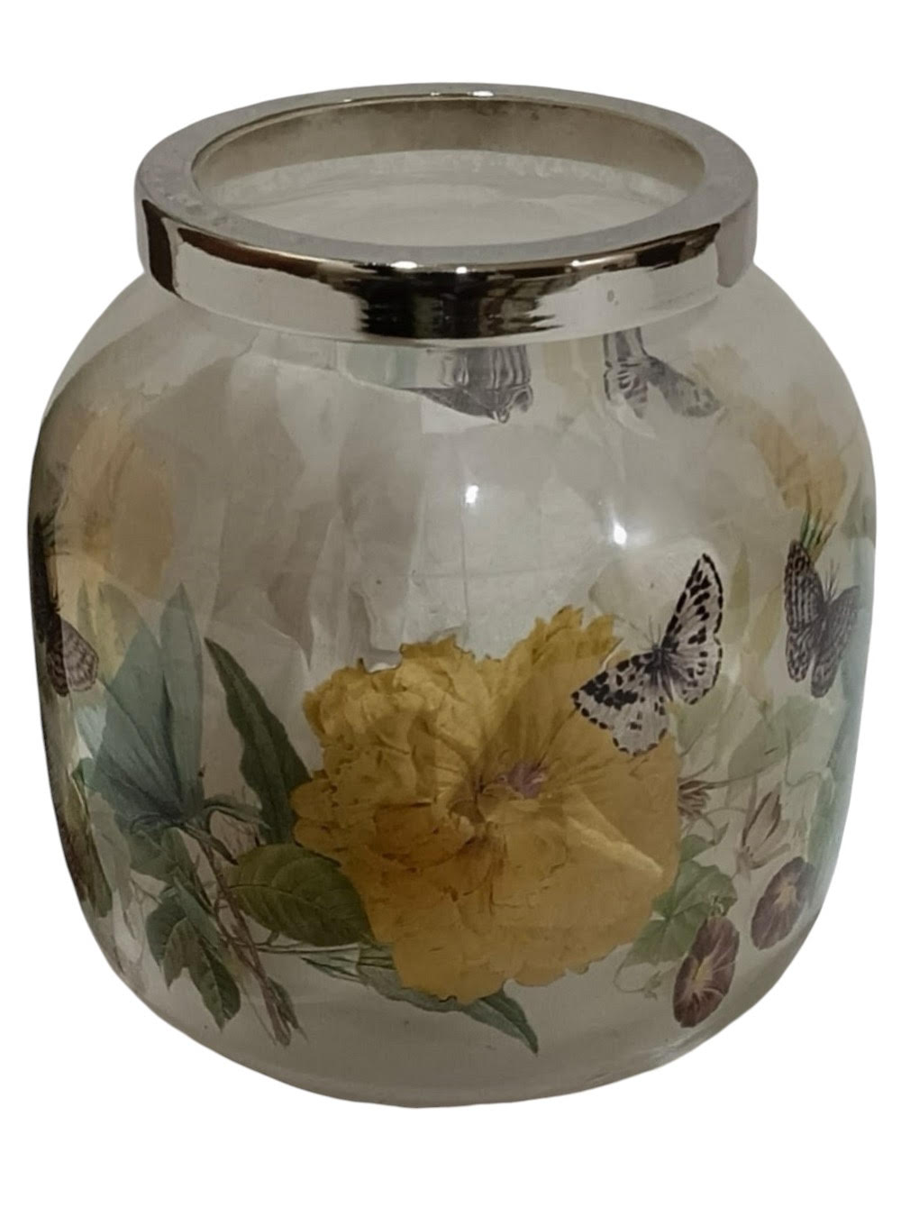 MSL 13cm Glass Flower Vase for Elegant Flower Display