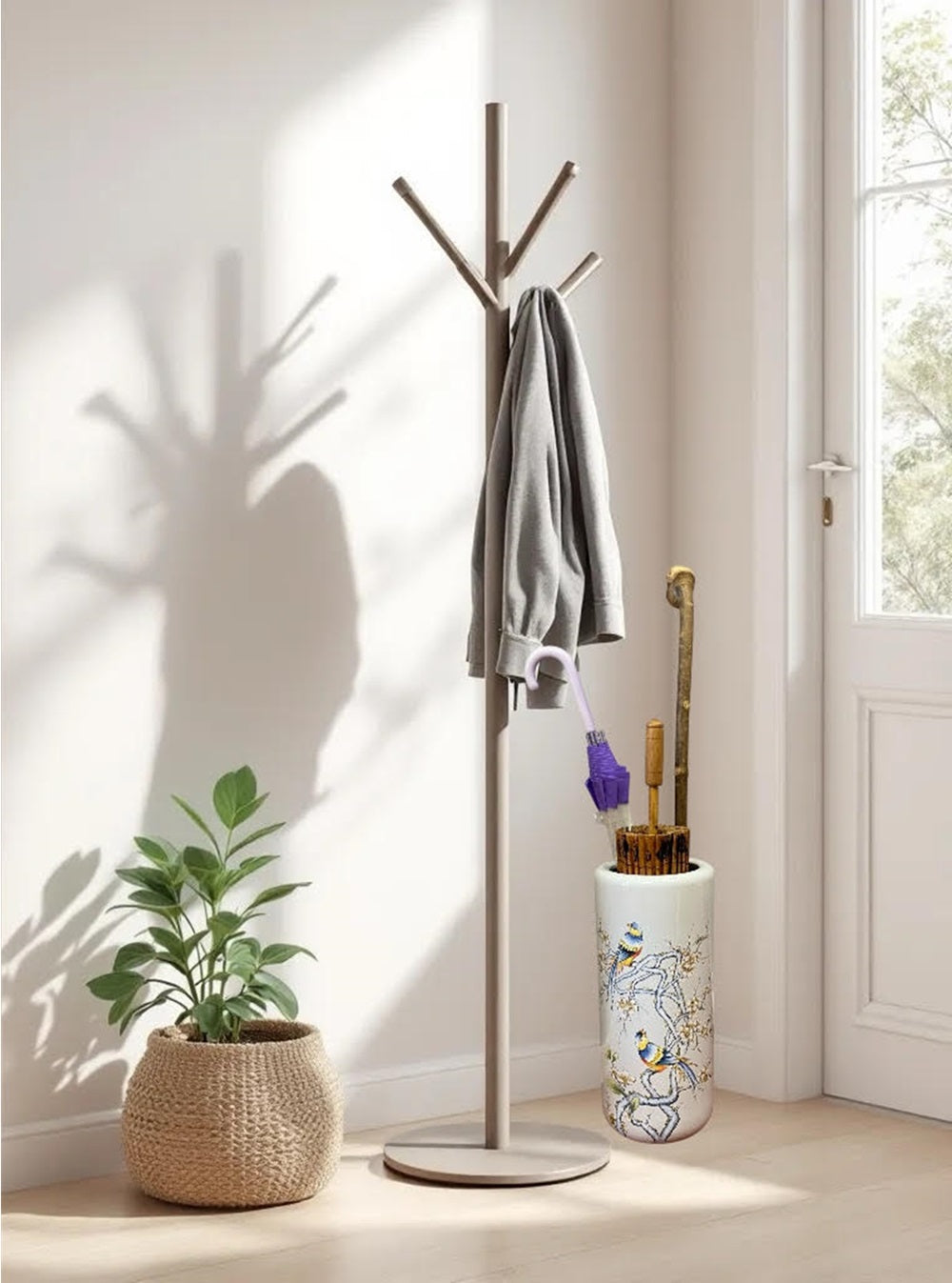 MSL 18" Traditional Glazed Umbrella Stand or Vase