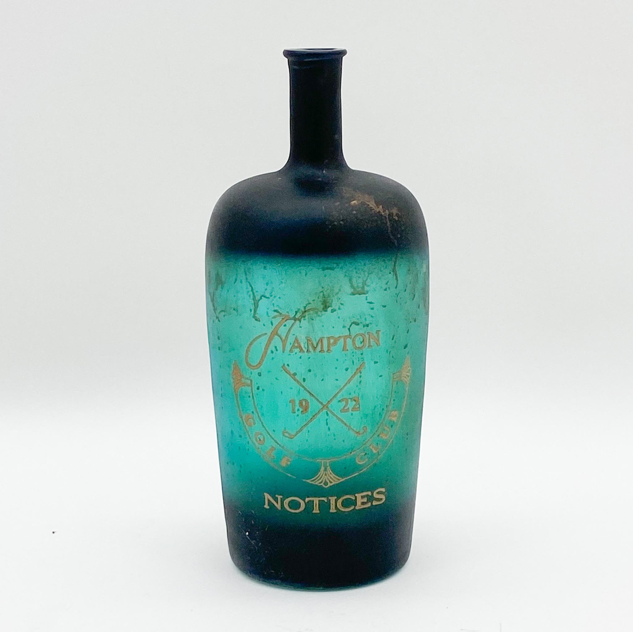 MSL 15" Glass Decorative Vase/Bottle for Flowers or Display