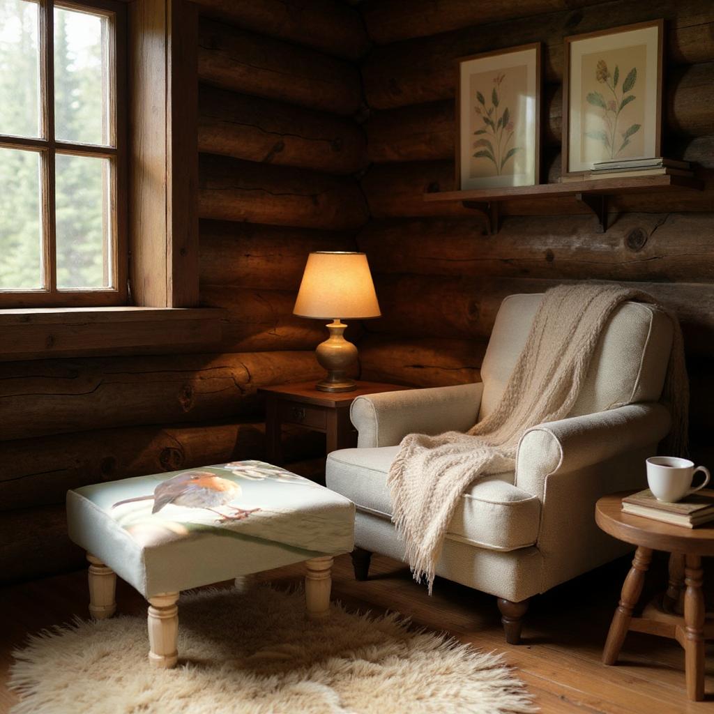 MSL Robin Footstool, Hand Finished, Sturdy & Versatile