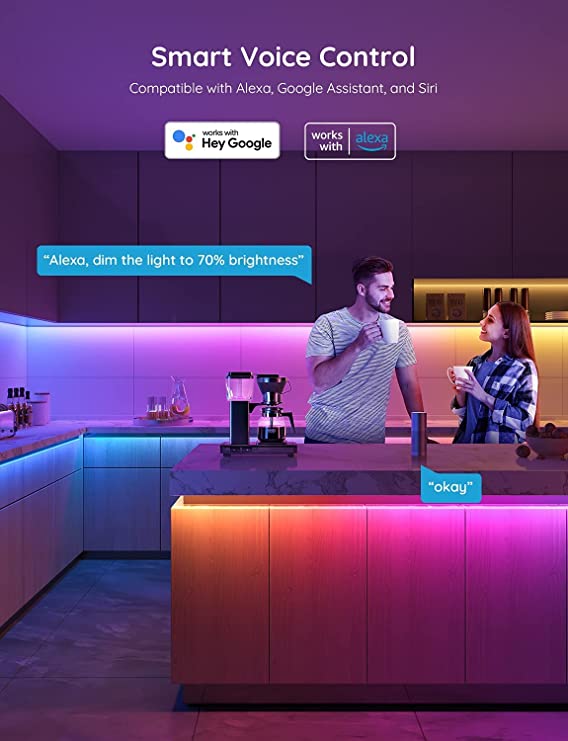 GOVEE RGBIC BASIC WIFI/BT LED STRIP 5M