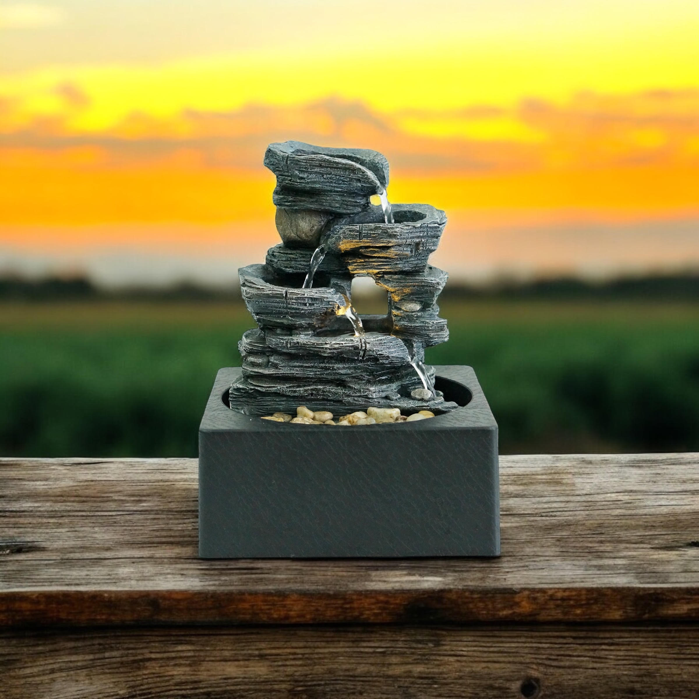 MSL 24cm Tabletop Fountain, Hand Finished, 240V