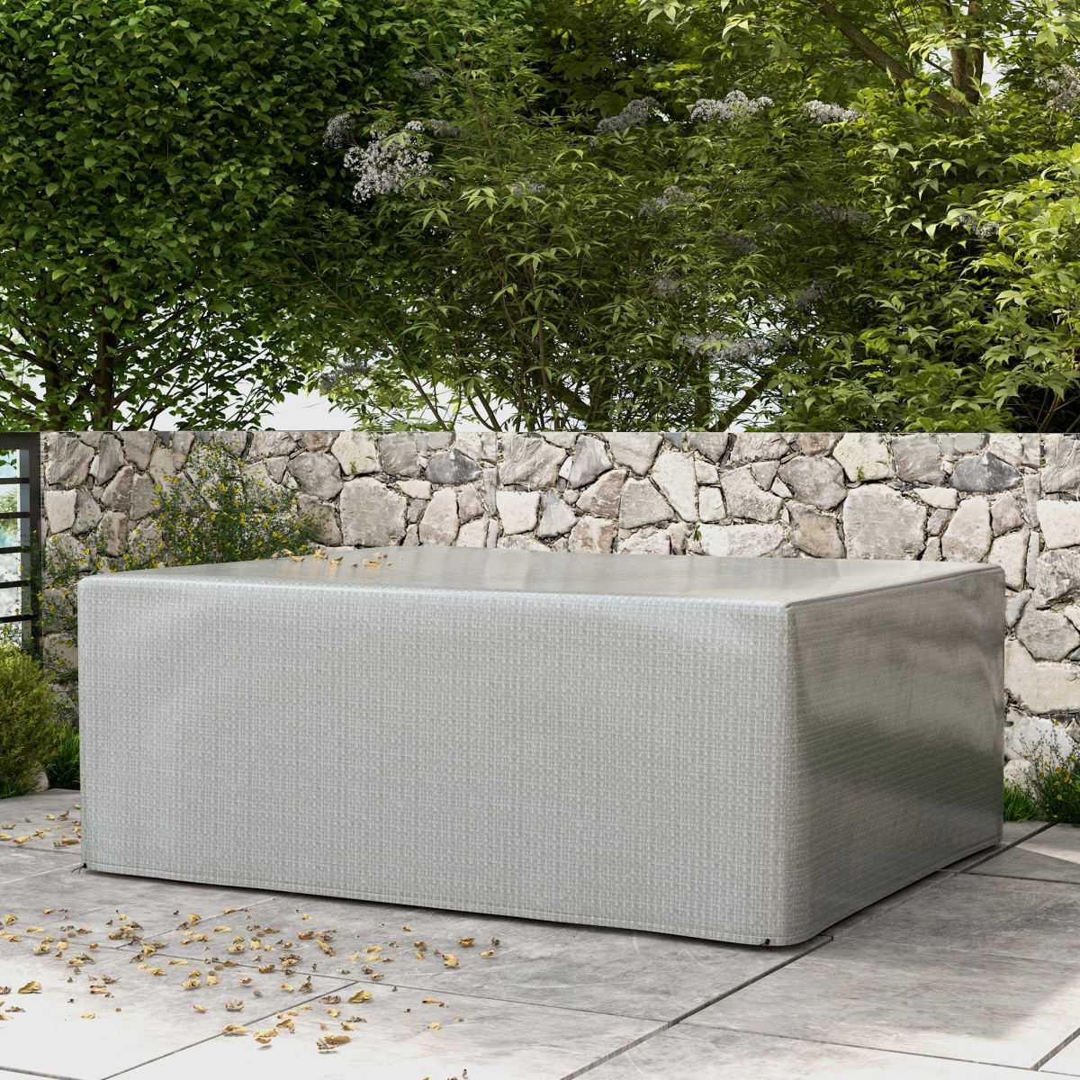 Outsunny Grey Heavy Duty PE Garden Furniture Cover for Patio Sets 235 x 190 x 90 cm
