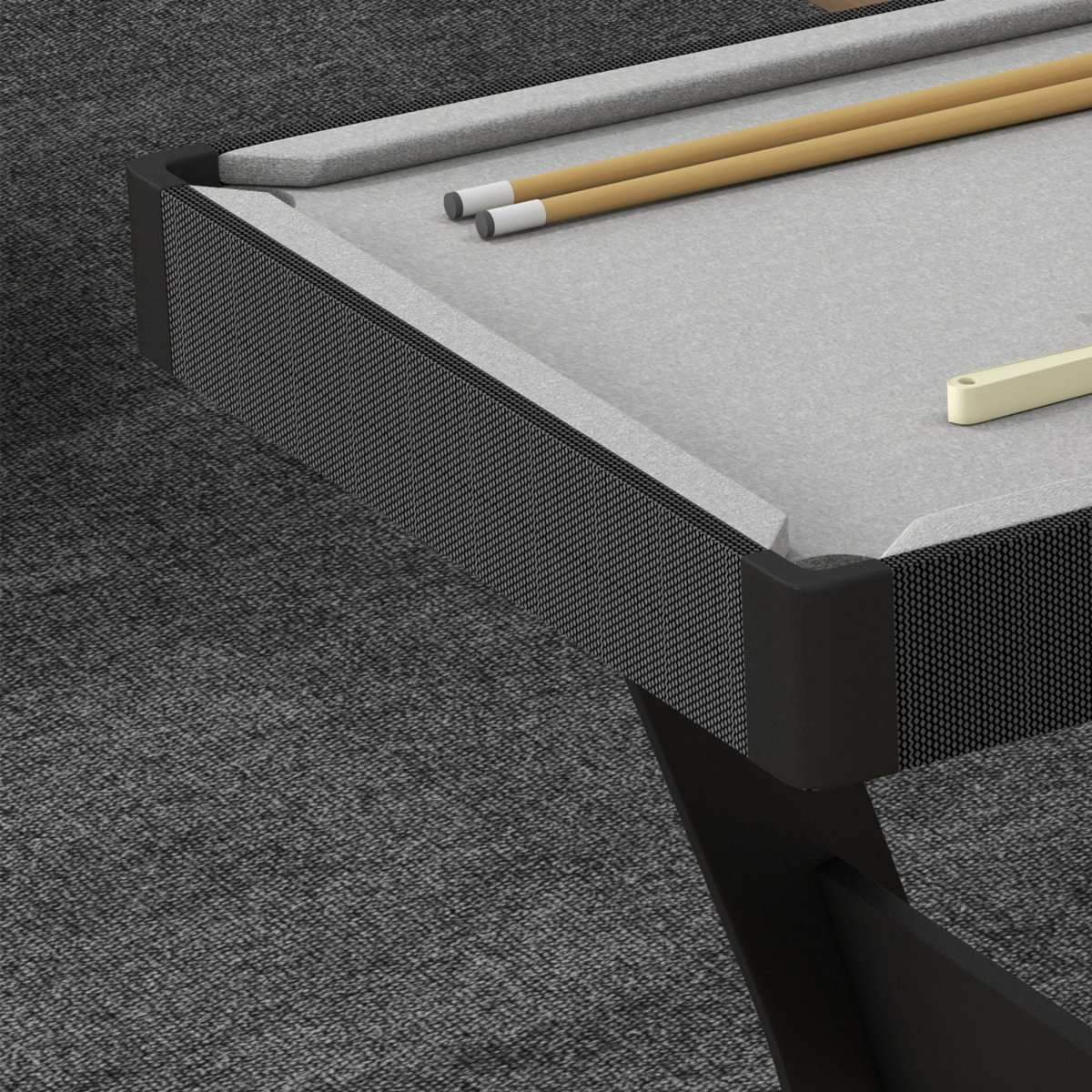 Outsunny 3.5ft Folding Billiard Table Set with 2 Cues, 16 Balls