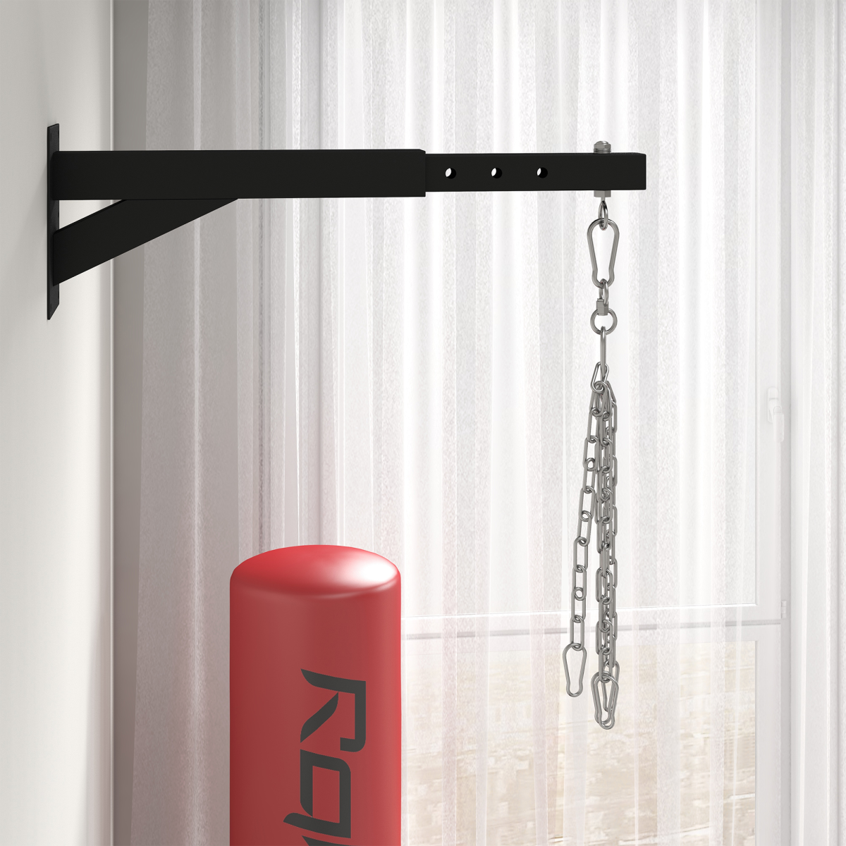 SPORTNOW 5-Length Adjustable Boxing Punch Bag Bracket, 60kg
