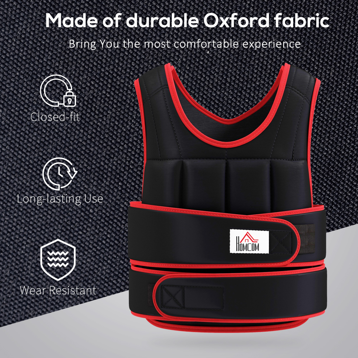 20kg Adjustable Weighted Vest for Running and Gym Training