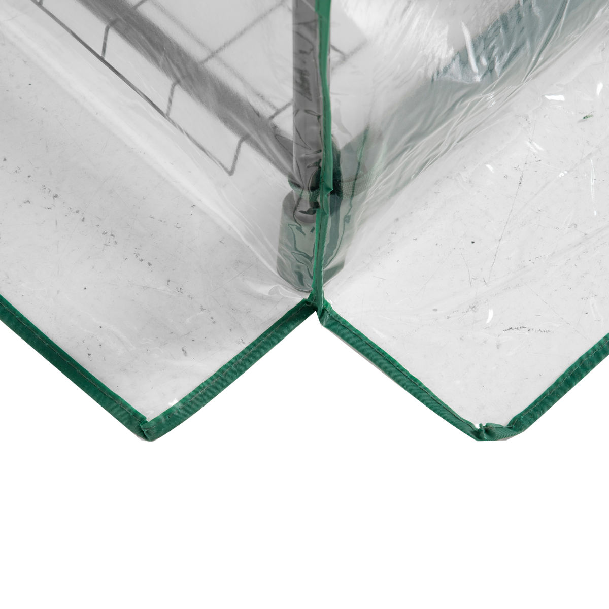 Outsunny 5-Tier Outdoor Greenhouse with Steel Frame, Transparent PVC Cover, Zipped Door, 69 x 49 x 193 cm